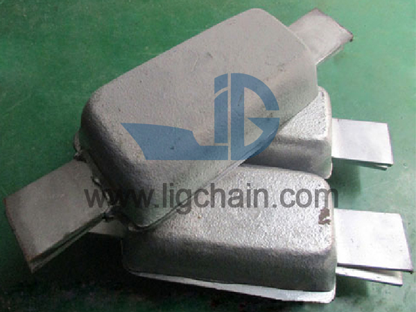 Welding Type Zinc Anode for Ship Hull 